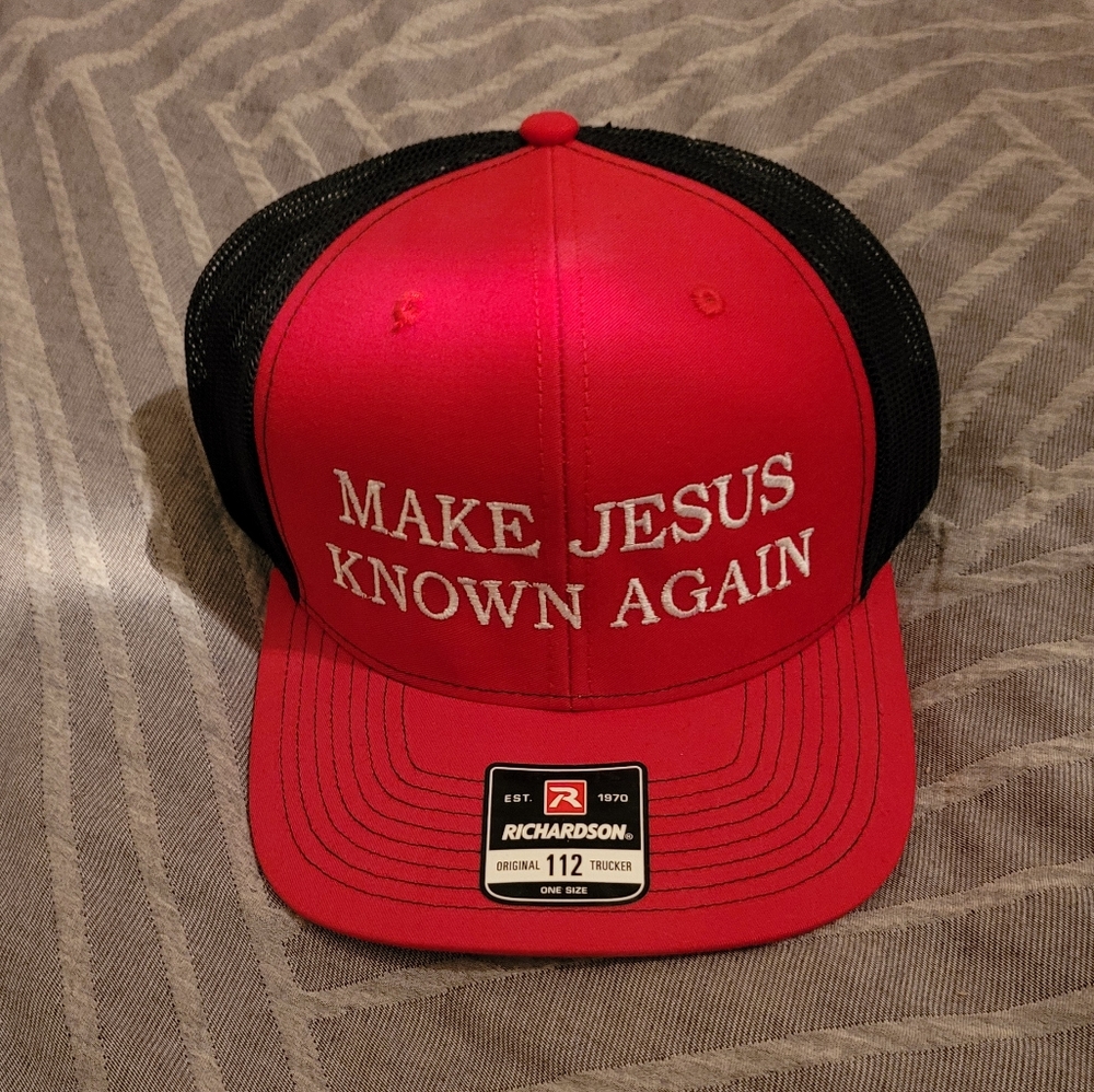 Trucker hat "Make Jesus Known Again"